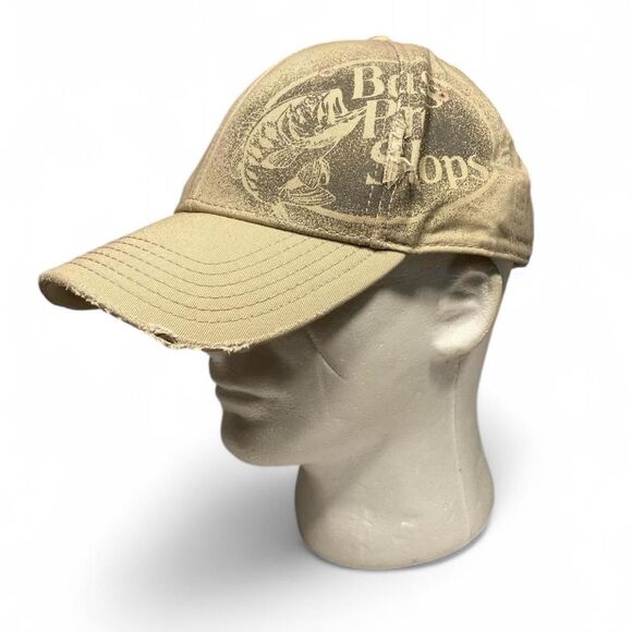 vintage y2k 2000s Bass Pro Shops distressed dad hat - Picture 1 of 5